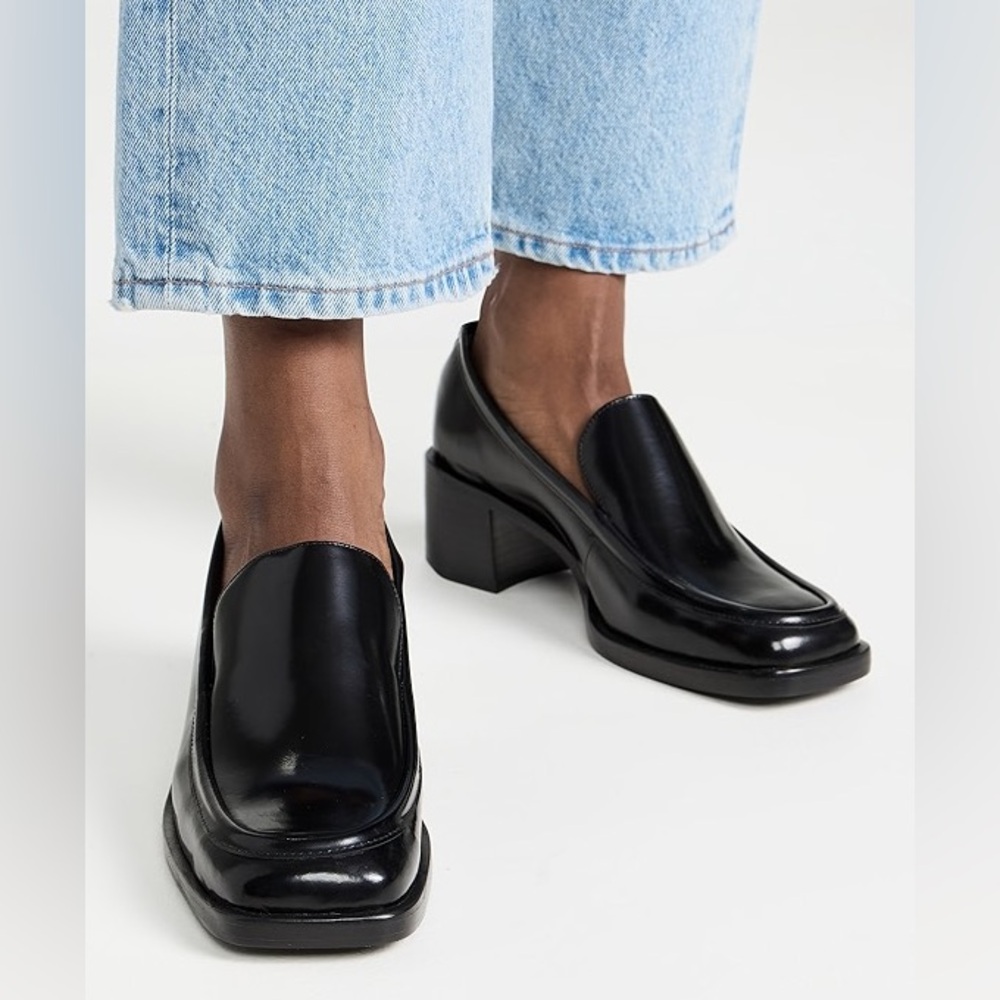 Reformation Noah Heeled Loafer, Size 7.5, NWT